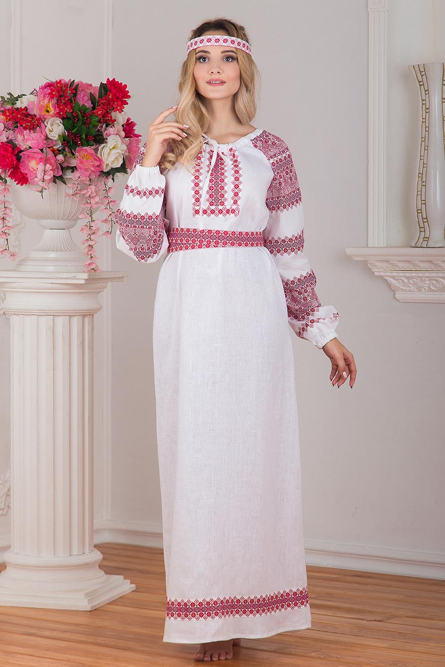 A playful frame from Women in Slavic costumes — online in Salem