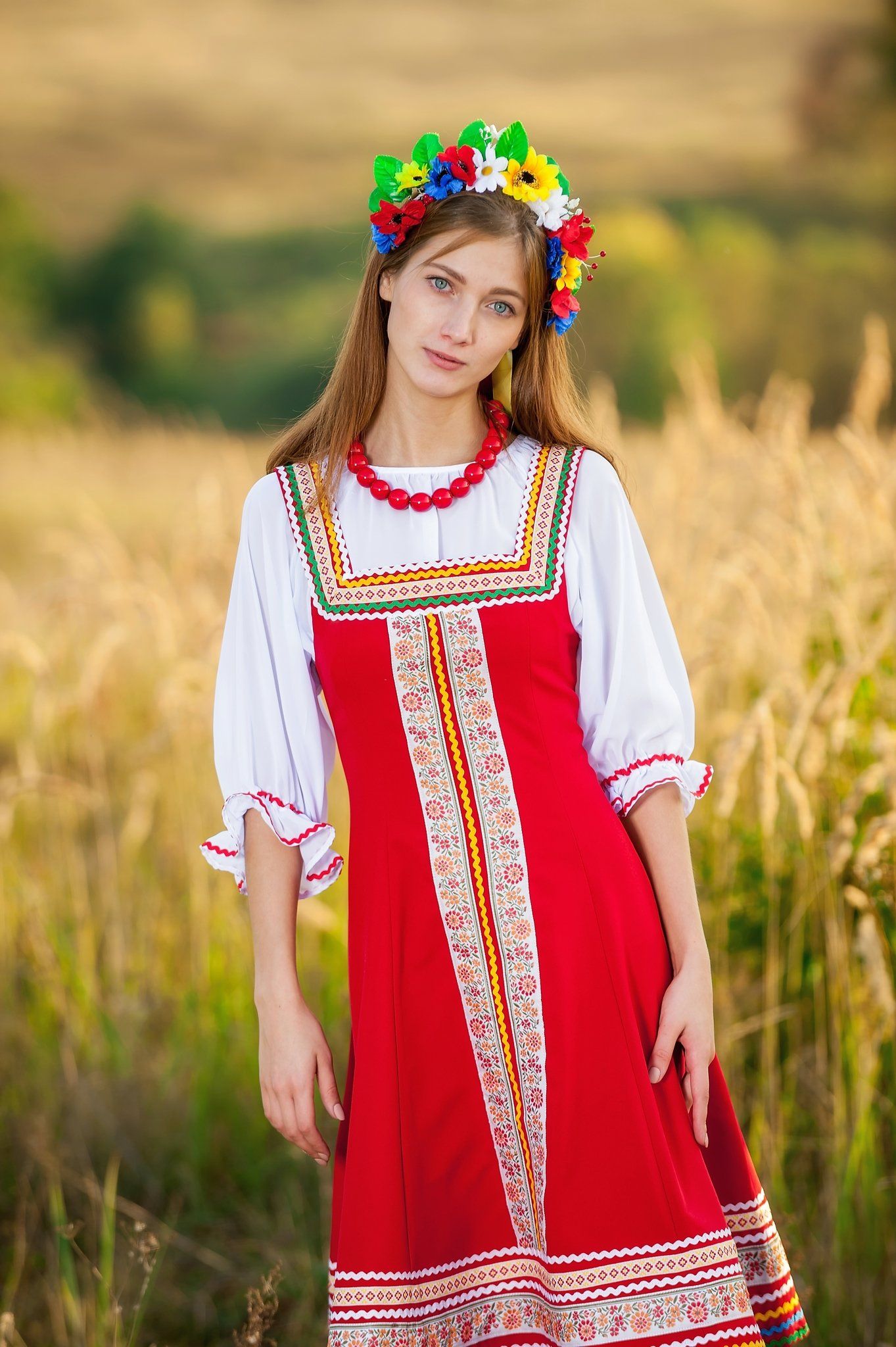 Women in Slavic costumes in Salem — step in, relax, and chat live